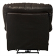 Boyd Power Lay Flat Chaise Recliner in Brown Top Grain Italian Leather