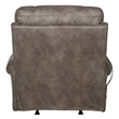 Wellker Power Rocker Recliner with Heat & Massage in Gray Polyester Fabric