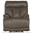 Osborne Power Lay Flat Rec with Heat & Massage in Gray Polyester Fabric