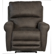 Graves Power Wall Hugger Recliner in Gray Polyester Fabric