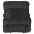 Webster Power Recliner with Adjustable Headrest & Lumbar in Soft Gray Fabric