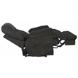 Webster Power Recliner with Adjustable Headrest & Lumbar in Soft Gray Fabric