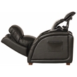 Catnapper Decompress Power Zero Gravity Recliner in Italian Black Leather