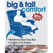 Catnapper Dixon Oversized Power Lay Flat Recliner in Gray Fabric
