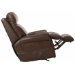 Catnapper Danny Brown Leather Power Rocker Recliner with Therapeutic Massage