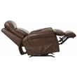 Catnapper Danny Brown Leather Power Rocker Recliner with Therapeutic Massage