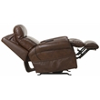 Catnapper Danny Brown Leather Power Rocker Recliner with Therapeutic Massage