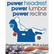 Catnapper Danny Brown Leather Power Rocker Recliner with Therapeutic Massage
