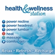 Catnapper Danny Brown Leather Power Rocker Recliner with Therapeutic Massage