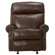 Catnapper Danny Brown Leather Power Rocker Recliner with Therapeutic Massage