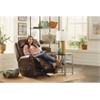 Catnapper Danny Brown Leather Power Rocker Recliner with Therapeutic Massage