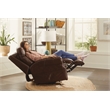 Catnapper Danny Brown Leather Power Rocker Recliner with Therapeutic Massage