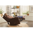 Catnapper Danny Brown Leather Power Rocker Recliner with Therapeutic Massage