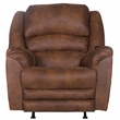 Catnapper Jimmy Rocker Recliner with Heat and Massage in Auburn Polyester Fabric