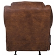 Catnapper Jimmy Rocker Recliner with Heat and Massage in Auburn Polyester Fabric