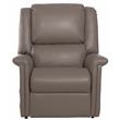 Catnapper Hewitt Power Lift Lay-Flat Recliner with Gray Disinfectable PU Fabric