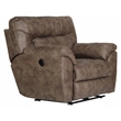 Catnapper Thompson Power Wall Hugger Recliner in Brown Polyester Fabric