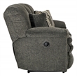 Catnapper Maxim Dual Reclining Sofa in Soft Charcoal Gray Polyester Fabric