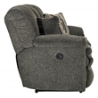Catnapper Maxim Power Reclining Sofa in Soft Charcoal Gray Polyester Fabric