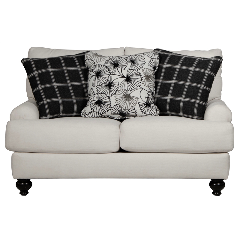 Catnapper Cora Loveseat in Plush Ecru 
