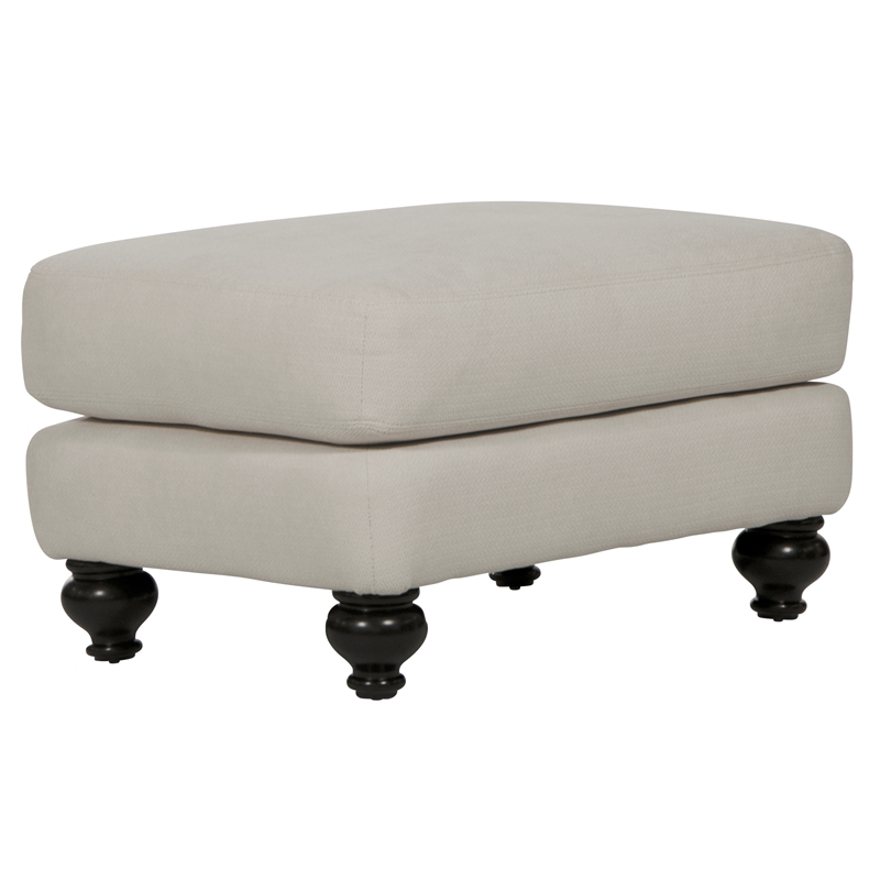 Catnapper Cora Ottoman in Plush Ecru 