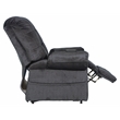 Catnapper Abena Power Lift Assist Lay Flat Recliner in Blue Polyester Fabric