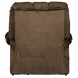 Catnapper Abena Power Lift Assist Lay Flat Recliner in Brown Polyester Fabric