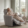 Daydream Power Rocker Recliner with USB Charging & Faux Fur in Gloucester Gray