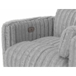 Daydream Power Rocker Recliner with USB Charging & Faux Fur in Gloucester Gray