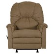 Catnapper Winner Rocker Recliner in Mocha Brown Polyester Microfiber Fabric