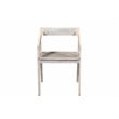 Taran Designs Maria Solid Wood Arm Chair in White