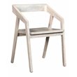 Taran Designs Maria Solid Wood Arm Chair in White