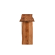 Taran Designs Harper Live Edge Solid Wood Console Table in Brown