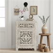 Taran Designs Monte 1-drawer 1-door Solid Wood Nightstand (Right) in White