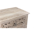 Taran Designs Monte 1-drawer 1-door Solid Wood Nightstand (Right) in White