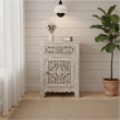 Taran Designs Monte 1-drawer 1-door Solid Wood Nightstand (Right) in White
