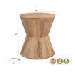 Taran Designs Maria Solid Wood Coffee Table in Brown