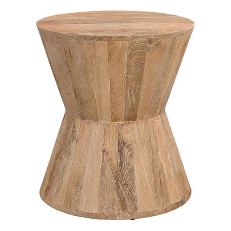 Taran Designs Maria Solid Wood Coffee Table in Brown