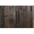 Taran Designs Milton 4-door Solid Wood Sideboard in Dark Brown