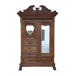 Taran Designs Andrea 2-door 4-drawer Solid Wood Cabinet in Brown