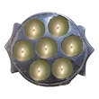 Taran Designs Andrea Concrete & Metal Candle Holder in Black