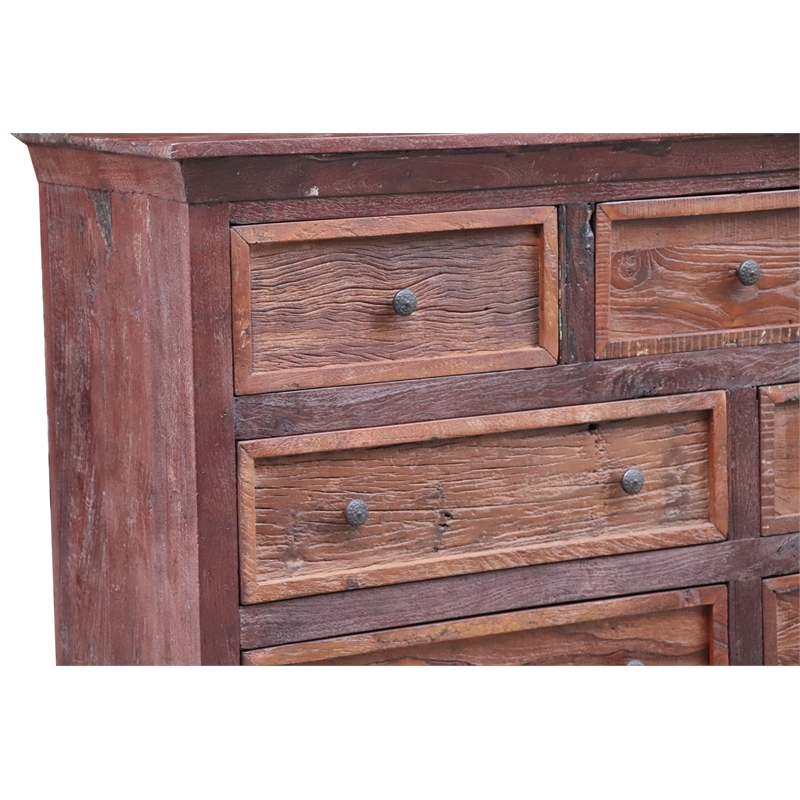 Taran Designs Baker 7-drawer Solid Wood Dresser in Brown
