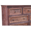 Taran Designs Baker 7-drawer Solid Wood Dresser in Brown