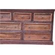 Taran Designs Baker 7-drawer Solid Wood Dresser in Brown