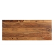 Taran Designs Darcy 4-drawer Live Edge Solid Wood Writing Desk in Brown