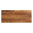 Taran Designs Darcy 4-drawer Live Edge Solid Wood Writing Desk in Brown