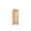 Taran Designs Lawrence 4-door Solid Wood Sideboard in Beige