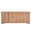 Taran Designs Lawrence 4-door Solid Wood Sideboard in Beige