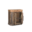 Taran Designs Milton 2-door Solid Wood Accent Cabinet in Dark Brown