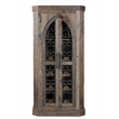 Taran Designs Milton 2-door Solid Wood Bar Cabinet in Dark Brown